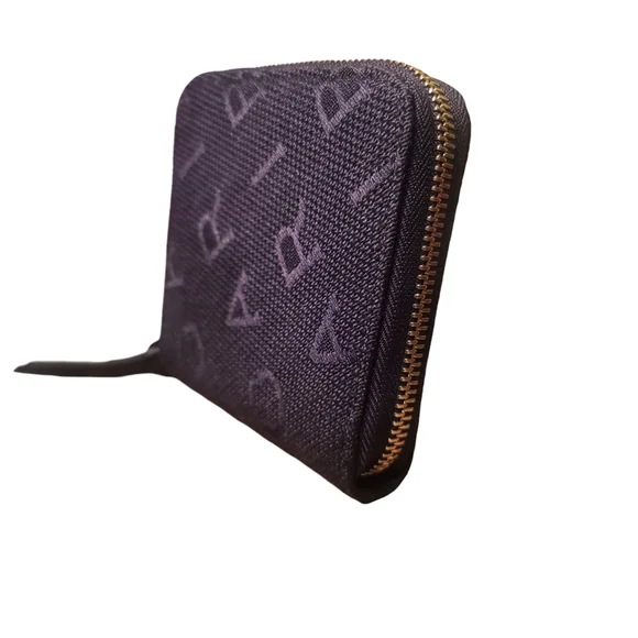 BVLGARI LOGOMANIA CANVAS & LEATHER ZIP WALLET - Picture 3 of 12